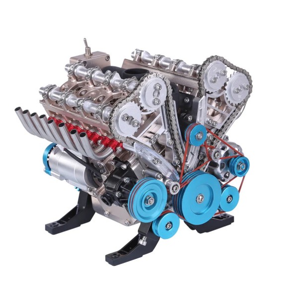 V8 Model Engine Kits - Build your own full metal V8 car engine with 500+ pieces. Ready for the ultimate DIY adventure